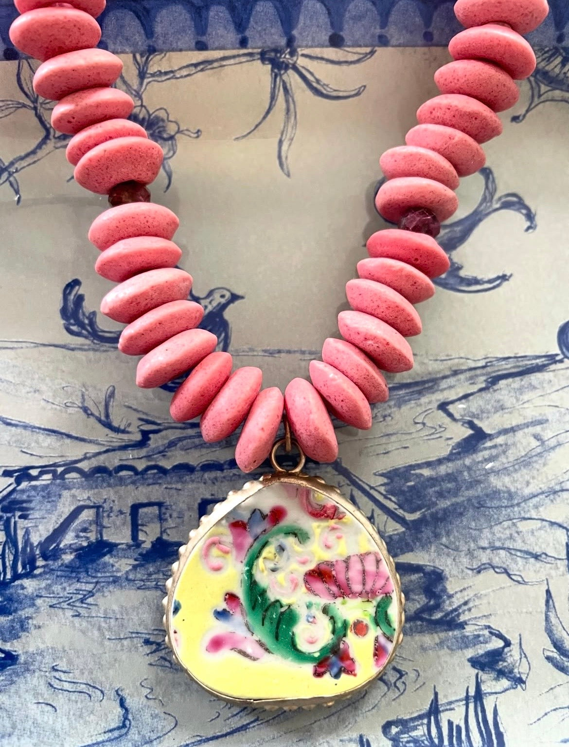 Shard & Glass Beaded Necklace