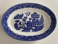Antique Blue Willow Small Platter