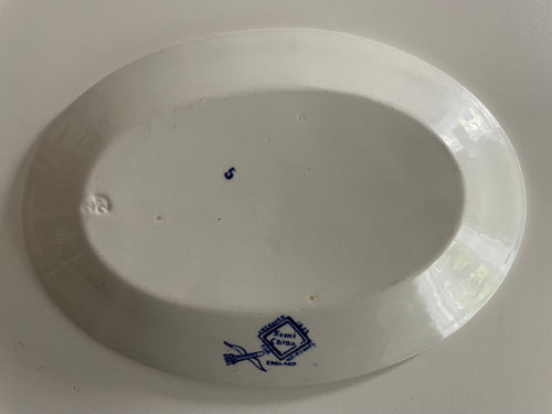 Antique Blue Willow Small Platter